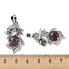 Natural Amethyst Pendants G-G111-01P-05-3