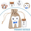 Transparent Glass Empty Bottles AJEW-NB00013-4