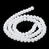 Imitation Jade Solid Color Glass Beads Strands EGLA-A034-J3mm-MD05-4