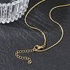 1.2MM 304 Stainless Steel Boston Link Chain Necklaces NJEW-D328-01G-04-5