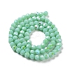 Opaque Glass Beads Strands EGLA-A035-P6mm-L14-2