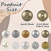 50Pcs 10 Styles Transparent Resin Rhinestone Graduated Beads RESI-YW0004-41-2