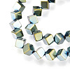 Electroplated Synthetic Non-magnetic Hematite Beads Strands G-T139-62E-3