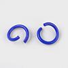 Spray Painted Iron Open Jump Rings IFIN-F149-F04-2
