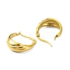 304 Stainless Steel Hoop Earrings EJEW-K271-02B-G-2