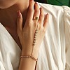 Alloy Rhinestone Link Bracelets FS-WG01CCF-09-1