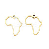 Ion Plating(IP) Africa Map 201 Stainless Steel Connector Charms LS-STAS-T063-168G-2