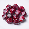 Acrylic Beads X-OACR-T007-08E-1