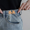 4 Pairs 4 Colors Alloy Jean Buttons Pins FIND-LP0007-21-3