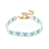 Glass Seed Beaded Bracelets for Women BJEW-MZ00214-02-2