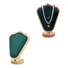 Bust Shaped Velvet Necklace Display Stands NDIS-C005-01A-1
