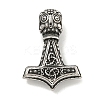 316 Surgical Stainless Steel Pendants STAS-E212-104AS-1