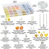 DIY Alloy Enamel & Glass & ABS Plastic Imitation Pearl Bracelets Jewelry Making Kits DIY-FS0007-52-4