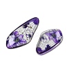 4Pcs Transparent Epoxy Resin Butterfly Wings Pendants RESI-C057-07C-2