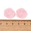 Frosted Transparent Acrylic Beads OACR-U006-03B-3
