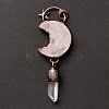 Natural Quartz Crystal Big Pendants G-M383-25D-3