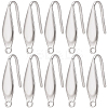 SUNNYCLUE 80Pcs 316 Surgical Stainless Steel Earring Hooks STAS-SC0005-65-1