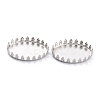 Non-Tarnish 304 Stainless Steel Cabochon Settings STAS-Y001-07B-P-2