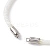Nylon Round Cord Slider Bracelet Makings AJEW-JB01516-03-2