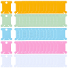 200Pcs 5 Colors PVC Plastic Thread Winding Boards TOOL-SC0001-82-1