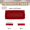 25M Polyester Braided Lace Trim OCOR-WH0082-300A-2