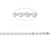 Rhodium Plated 925 Sterling Silver Flat Round Link Chains STER-NH0001-27A-P-2