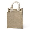 Jute Tote Bags Soft Cotton Handles Laminated Interior ABAG-F003-05-2