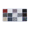 225g 17 Style Glass Seed Glass Bugle & Round Beads SEED-DC0001-02A-8