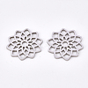 Tarnish Resistant 304 Stainless Steel Filigree Joiners Links STAS-T044-40P-2