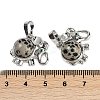 Natural Dalmatian Jasper Pendants G-I374-A-P18-3