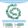 1 Strand Natural Green Aventurine Beads Strands G-BBC0001-22-2