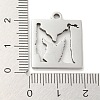 Non-Tarnish 304 Stainless Steel Pendants STAS-H184-11P-3