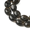 Natural Golden Sheen Obsidian Beads Strands G-Z006-A40-4