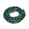 Electroplate Glass Beads Strands EGLA-A044-P4mm-A09-3