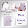 2Pcs PVC Mini Photocard Holder Book AJEW-SP0002-20A-04-2