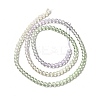 Transparent Gradient Color Glass Beads Strands LS-GLAA-H021-01B-11-4