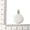304 Stainless Steel Pendants STAS-I204-K-P-3
