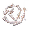 Chicken Toe Shape Natural Keshi Pearl Beads Strands PEAR-S020-Y02-2