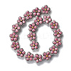 Handmade Porcelain Flower Beads Strands PORC-F003-01F-3