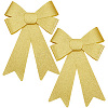 Christmas PVC Glitter Bowknot AJEW-SP0003-72C-02-1