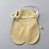 Flannelette Drawstring Gift Bags ABAG-WH0044-33C-1