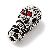 Rack Plating Tibetan Style Alloy 3 Hole Guru Beads PALLOY-F313-05AS-2