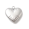 304 Stainless Steel Pendants STAS-B113-04B-P-1