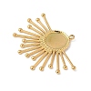 304 Stainless Steel Pendant Cabochon Settings STAS-L293-04G-2