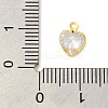 Real 18K Gold Plated Rack Plating Brass Micro Pave Cubic Zirconia Pendants Charms KK-S396-05E-3