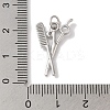 Rack Plating Brass & Cubic Zirconia Pendants LS-KK-L216-062P-3