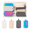 16pcs 4 Colors 304 Stainless Steel Pendants STAS-CW0001-09-2