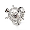 Cubic Zirconia Tortoise Adjustable Ring RJEW-L100-022P-1