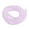 Electroplate Glass Beads Strands EGLA-A034-T4mm-A22-2