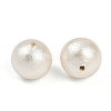 Compressed Cotton Pearl Beads WOVE-V001-A02-10mm-2